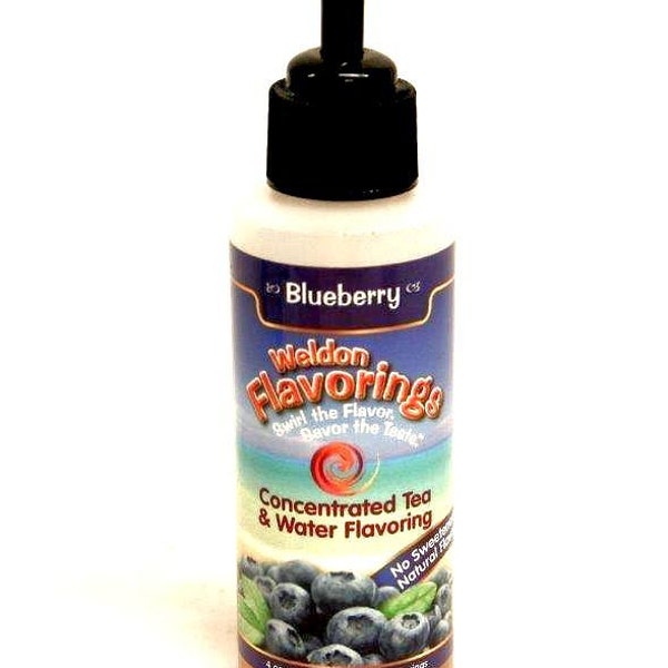 Weldon Flavorings, Blueberry Unsweetened Tea/Water Flavoring