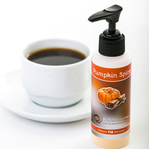 Weldon Flavorings, Pumpkin Spice Unsweetened Coffee Flavoring