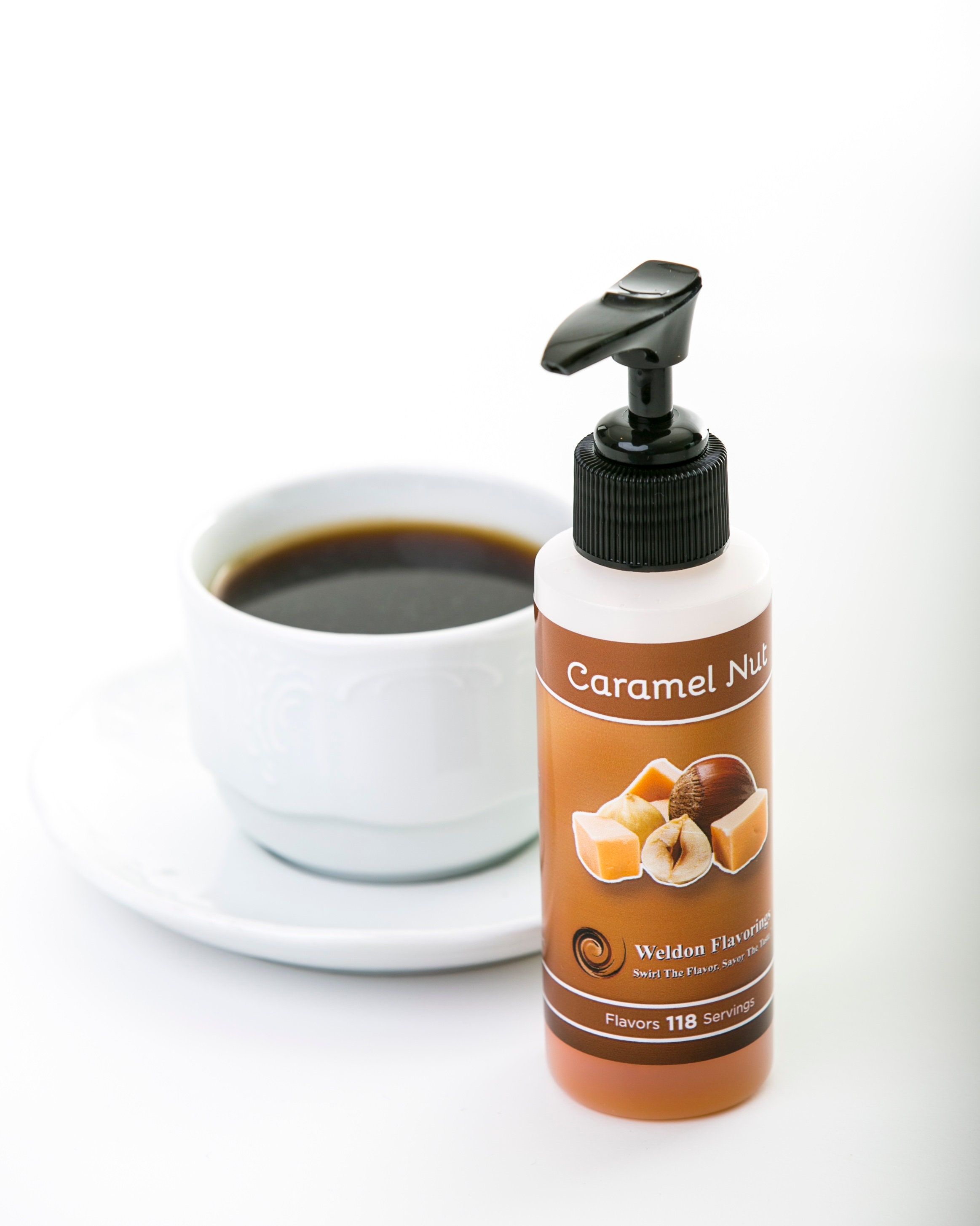Weldon Flavorings, saborizante de café sin azúcar y nuez de caramelo