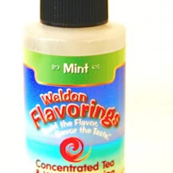 Weldon Flavorings, Mint Unsweetened Tea / Water Flavoring