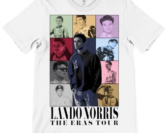 Lando Norris Eras Tour geïnspireerd T-shirt