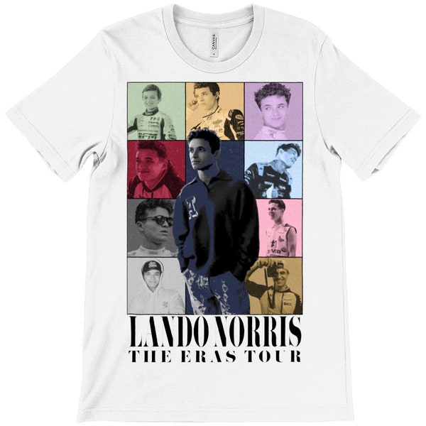 Lando Norris Eras Tour inspiriertes T-Shirt