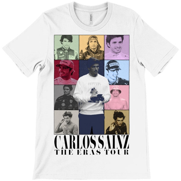 Carlos Sainz Eras Tour Inspired T-shirt