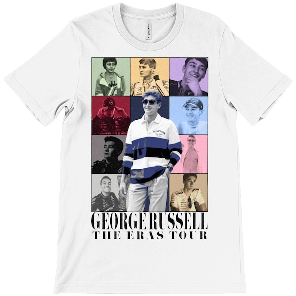 George Russel Eras Tour inspiriertes T-Shirt