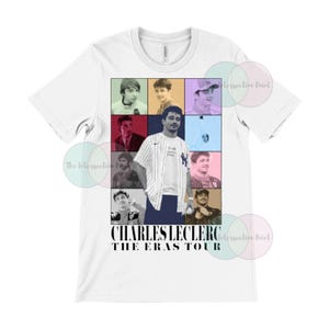 Charles Leclerc Epochen Tour inspiriertes T-Shirt
