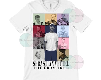 Sebastian Vettel Eras Tour Inspired T-shirt