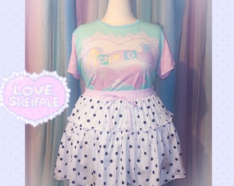 Polka Dot Ruffle Skirt