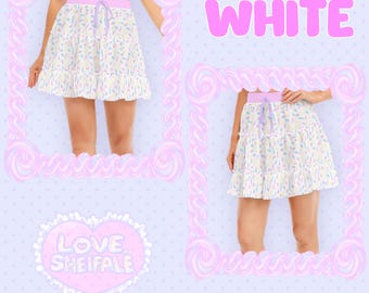 elfelfelf archives☆FAIRY STUD SKIRT FAIRY STUD SKIRT [GRAY]