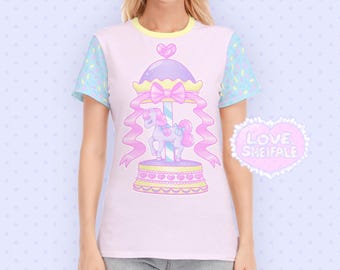 Pretty Pony Carousel Cotton Shirt