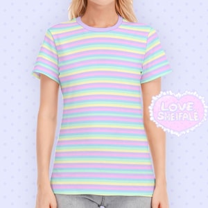 Pastel Candy Stripe Shirt