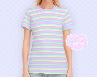 Pastel Candy Stripe Shirt