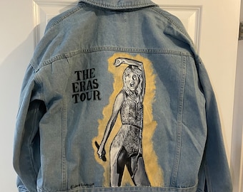 Individuell bemalte Jeansjacken