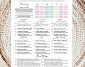 Editable Cleaning Schedule Template Cleaning Checklist Printable Canva ADHD Cleaning Planner Daily Household Chore Chart Home Organizer