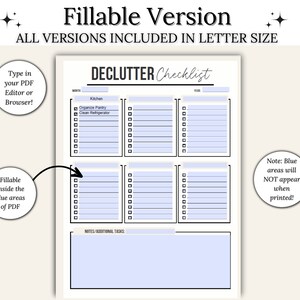 30 day challenge, 30 day declutter challenge, declutter checklist