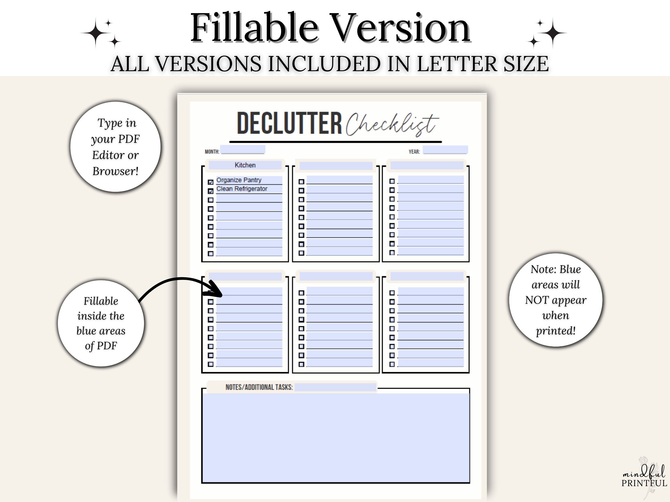 30 Day Declutter Challenge With Declutter Checklist Printable ...