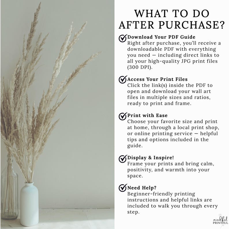 Warm Minimalist Therapy Wall Art Set of 10 Neutral Mental Health Prints ...