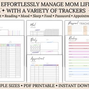 MOM LIFE Household Planner Bundle | Mom Planner | Home Management ...
