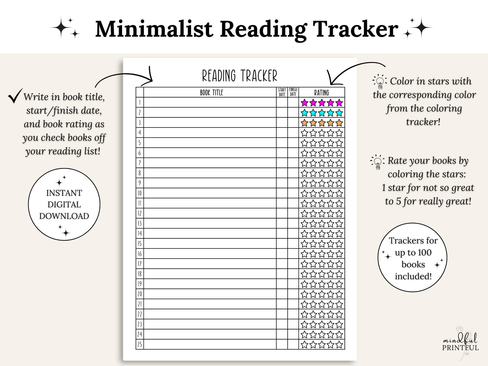 Coloring Reading Tracker Printable Reading Log Coloring Page Book ...