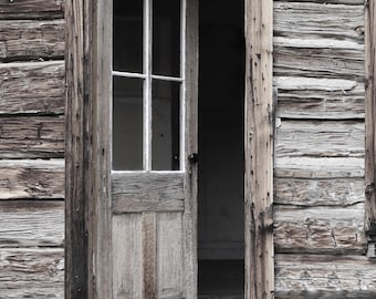 Architecture Photography Print: Exterior Door Photo (Digital Download)