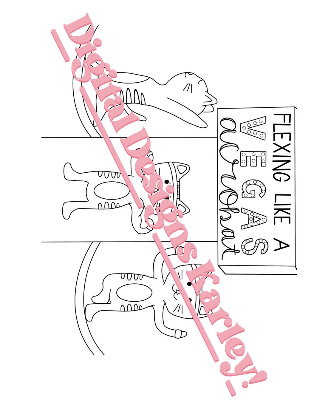 Taylor Swift Karma Cat Coloring Page digital Download/ - Etsy