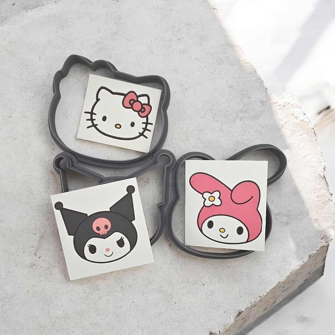 Animal Cartoon Character Cookie Cutters Group 2 - Fondant, Craft Clay ...