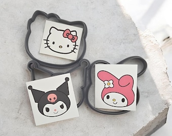 Animal Cartoon Character Cookie Cutters Group 2 - Fondant, Craft Clay, Polymer Cutters Set of 3