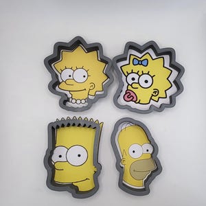 Cartoon / TV Character Cookie Cutter Set of 4 (Be Creative with your Design)