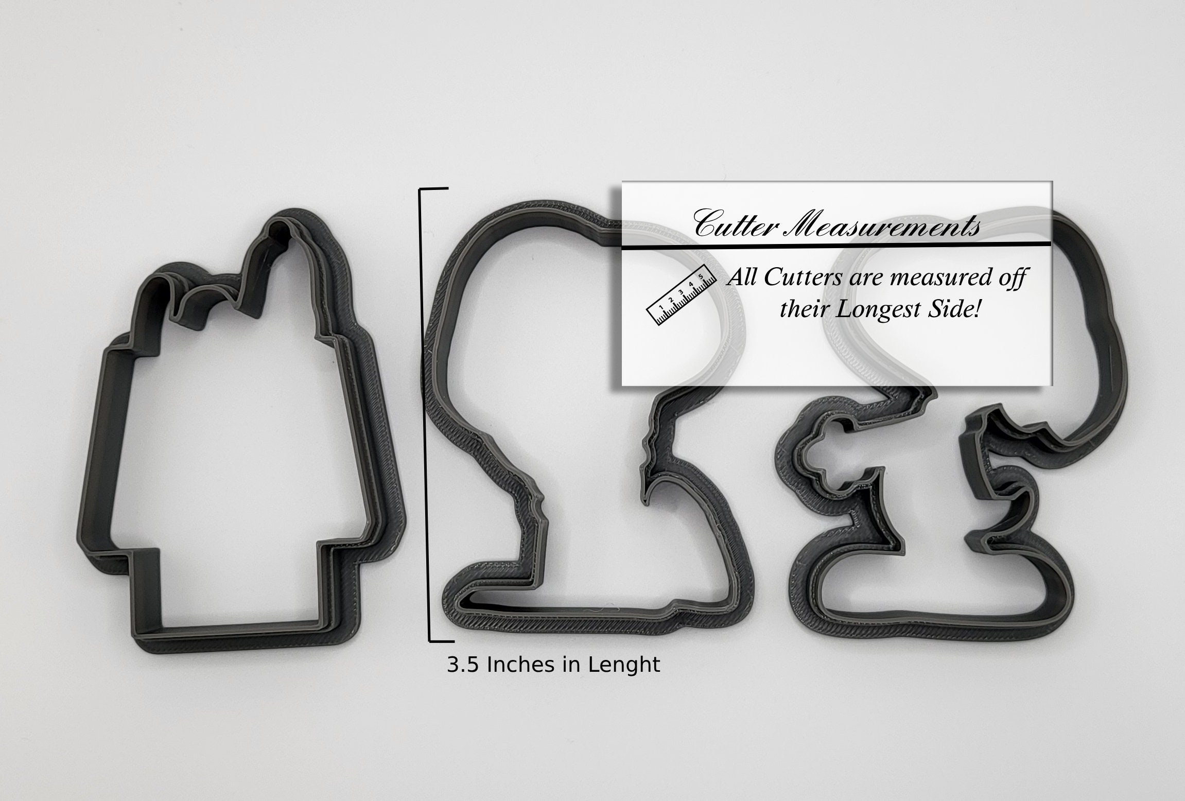 Dog Cartoon Character Cookie Cutters - Fondant, Craft Clay, Polymer ...