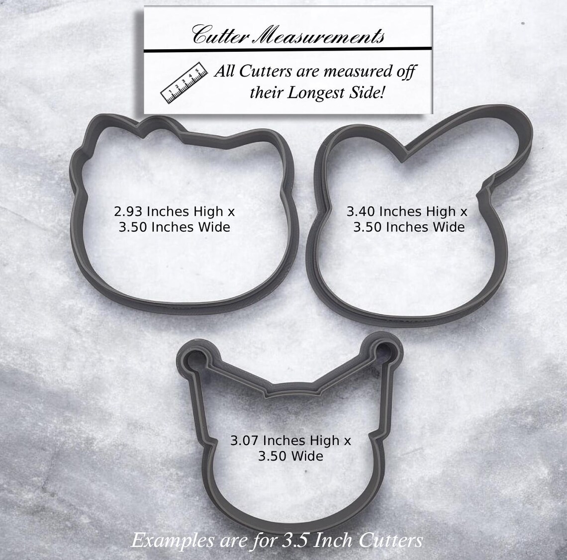 Animal Cartoon Character Cookie Cutters Group 2 - Fondant, Craft Clay ...