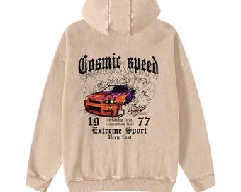 Unisex Cosmic Speed Streetwear Hoodie