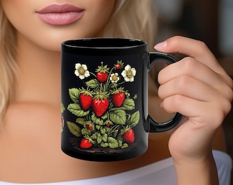 Whimsical Strawberry Mug - Delightful Gift for Tea Lovers