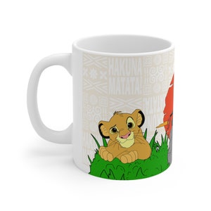 Lion King Hakuka Matana Disney Pot Glass Ceramic Mug 11oz