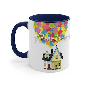 Up Balloons Disney Adventure is out there Pot Accent Coffee Mug, 11oz