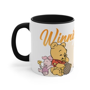 Winnie The Pooh Baby Friends Disney Accent Coffee Mug, 11oz