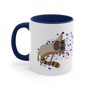 Regular Show Rigby Coffee Space Cartoon Accent Coffee Mug, 11oz