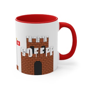 Super Mario Coffee Castle Accent Coffee Mug, 11oz