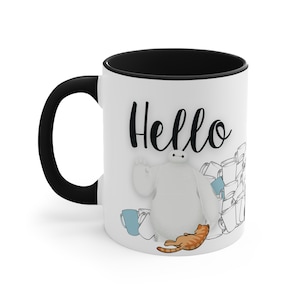 Baymax Hello Cats Coffee? Mugs Pot Accent Coffee Mug, 11oz