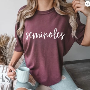 Camicia Seminole Comfort Colors, camicia Florida State, maglietta felpa Florida, t-shirt FSU, FSU Gameday, Florida State Fan Gear, FSU Merch