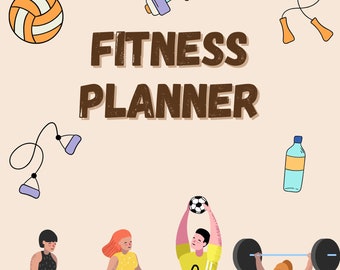 Fitness Journal Log, Health and Wellness Journal, Workout Log