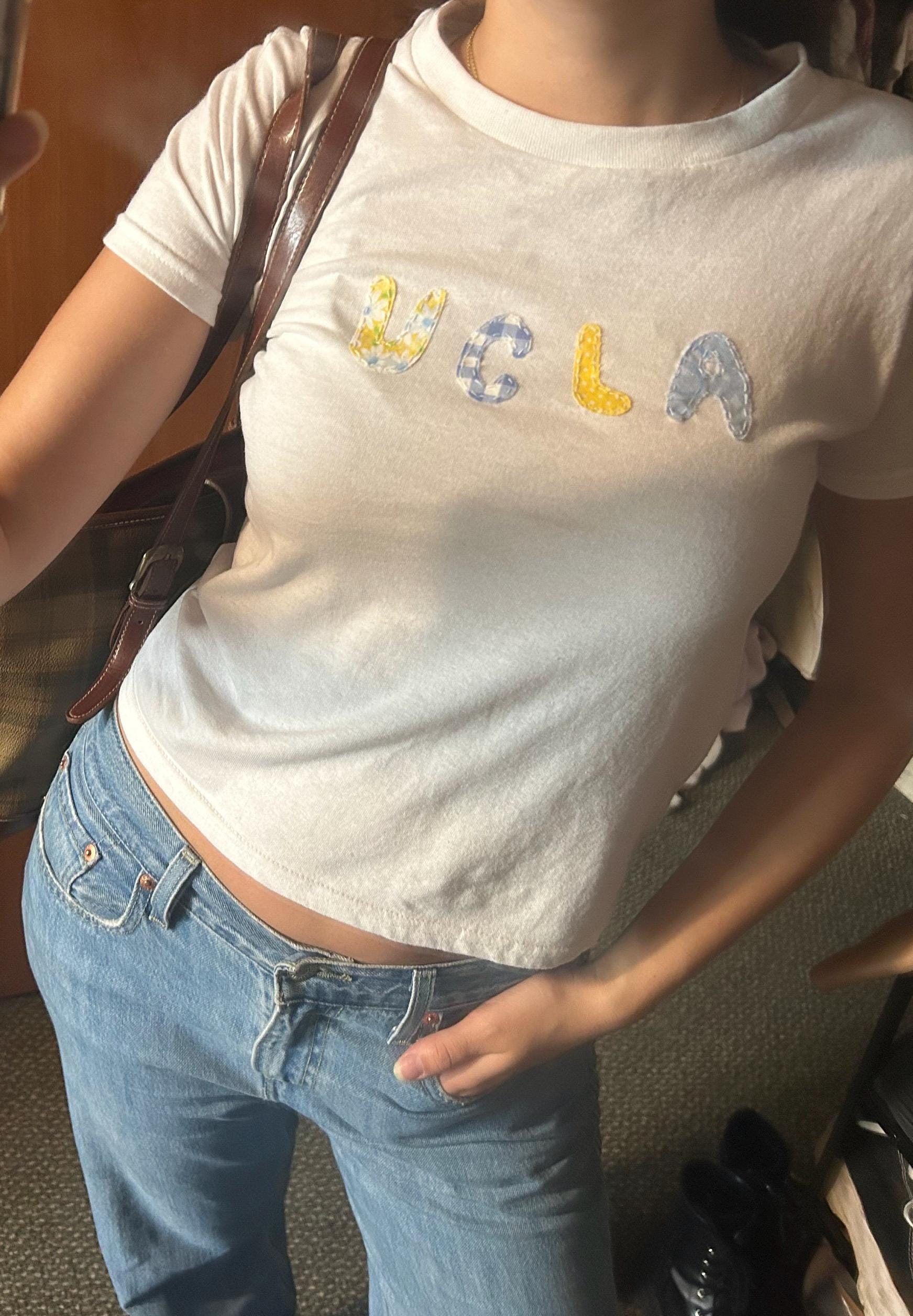 Custom College Baby Tee – Personalized School & Sorority Shirt – Fitted Custom Tee – Custom Colors – Gift for Her/College Student