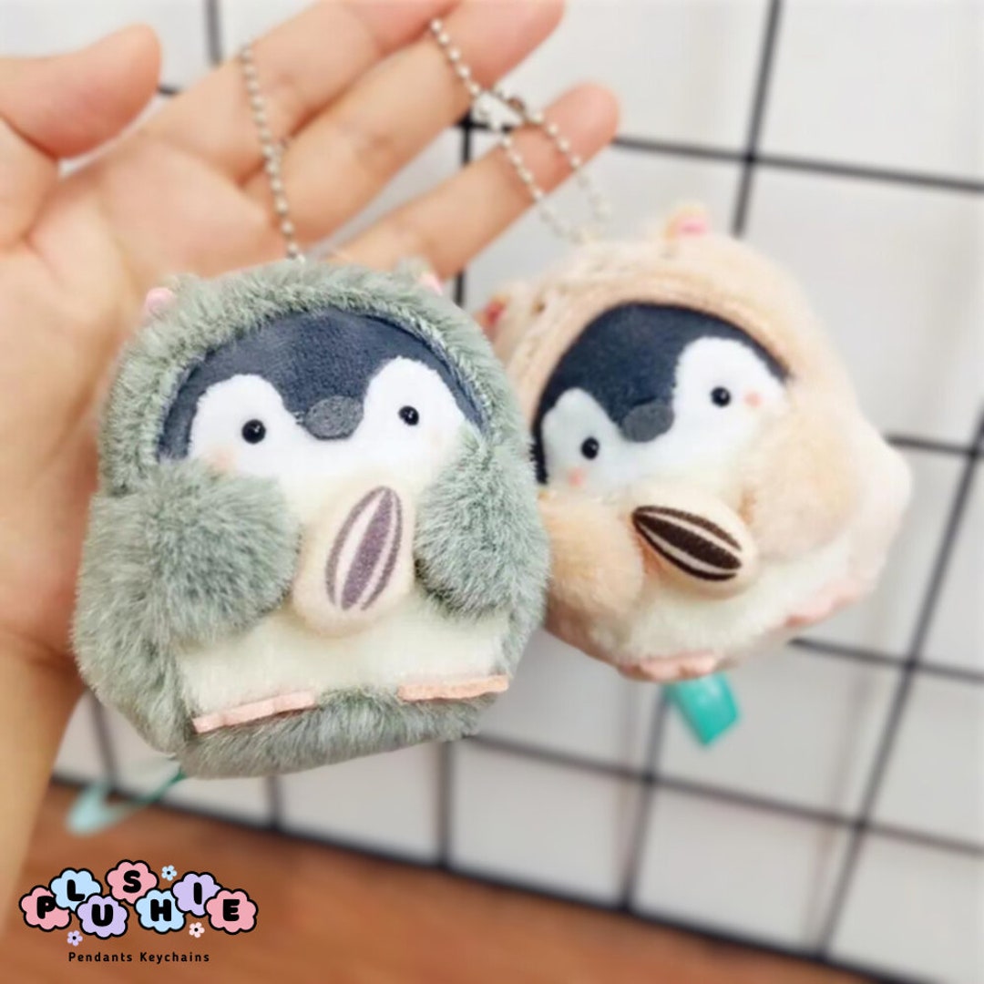 Pingu Traveler Plush Type Bag Charm KeyRing Key Chain Accessory