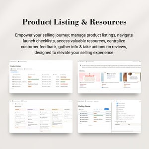 Etsy Seller Planner Notion Template: PLR Resell Rights (Digital) image 5