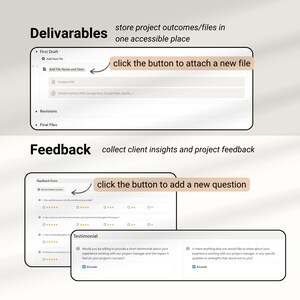 Notion Client Portal Template: Business Dashboard, Project Management ...