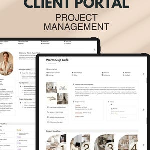 Notion Client Portal Template: Business Dashboard, Project Management ...