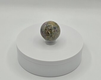 UV Reactive Ruby Kyanite Sphere (155g)