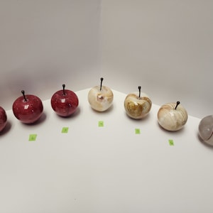 Apple Carving, Crystal Apples, Marble Apples
