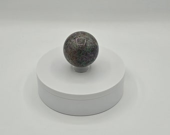 UV Reactive Ruby Kyanite Sphere (391 g)