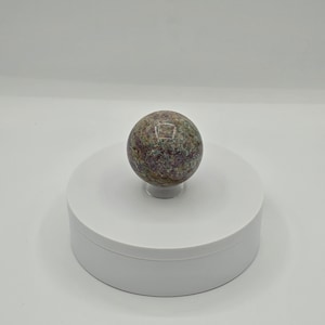 Ruby Kyanite sphere, Ruby Kyanite, UV Reactive,  373 g