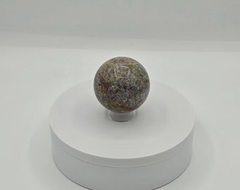 UV Reactive Ruby Kyanite Sphere, 373g