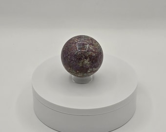 UV Reactive Ruby Kyanite Sphere (418 g)